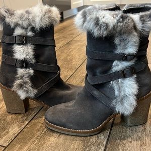 Overland Gray Suede Boots